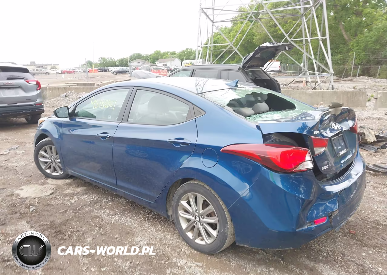 2016 Hyundai Elantra Se VIN:KMHDH4AE0GU503618 - 3