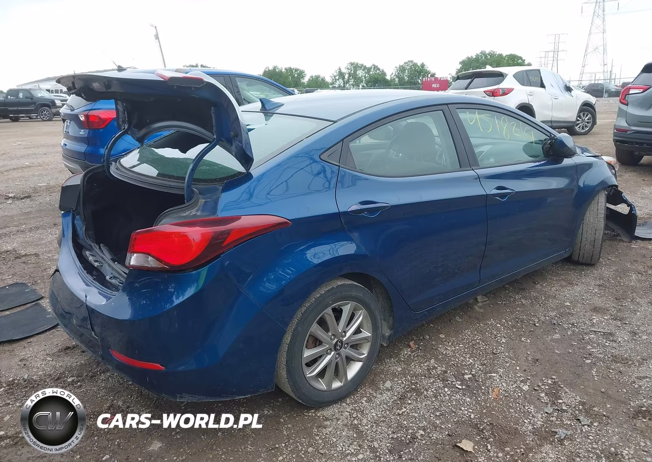 2016 Hyundai Elantra Se VIN:KMHDH4AE0GU503618 - 4