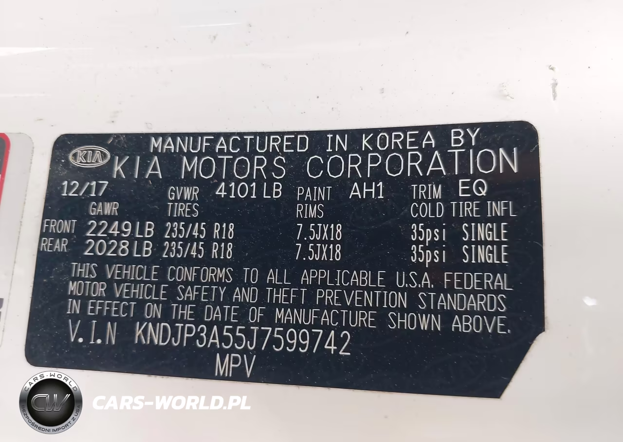 2018 Kia Soul + VIN:KNDJP3A55J7599742 - 9