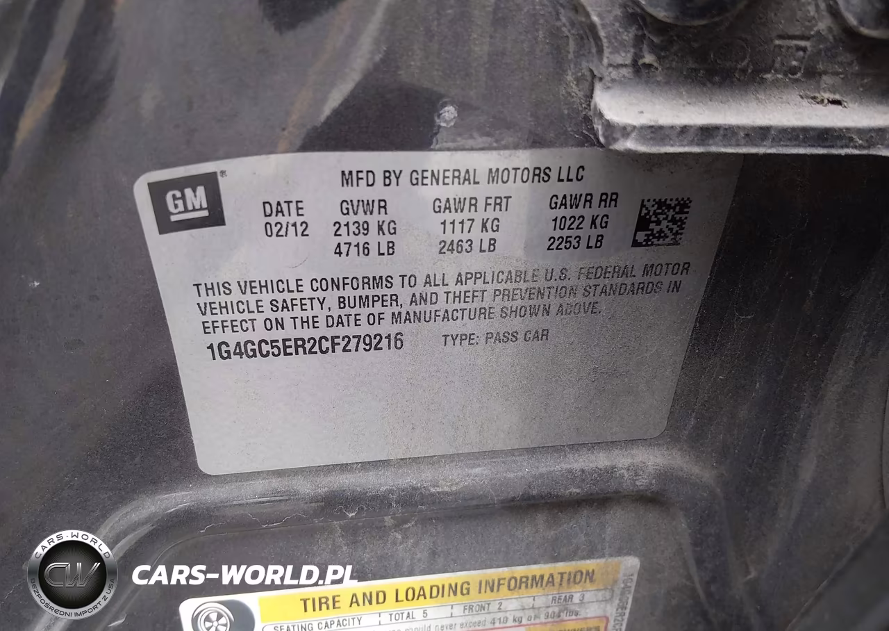 2012 Buick Lacrosse Leather Group VIN:1G4GC5ER2CF279216 - 9