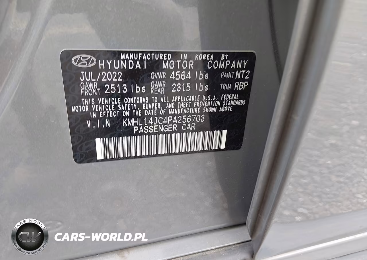 2023 Hyundai Sonata N Line VIN:KMHL14JC4PA256703 - 9