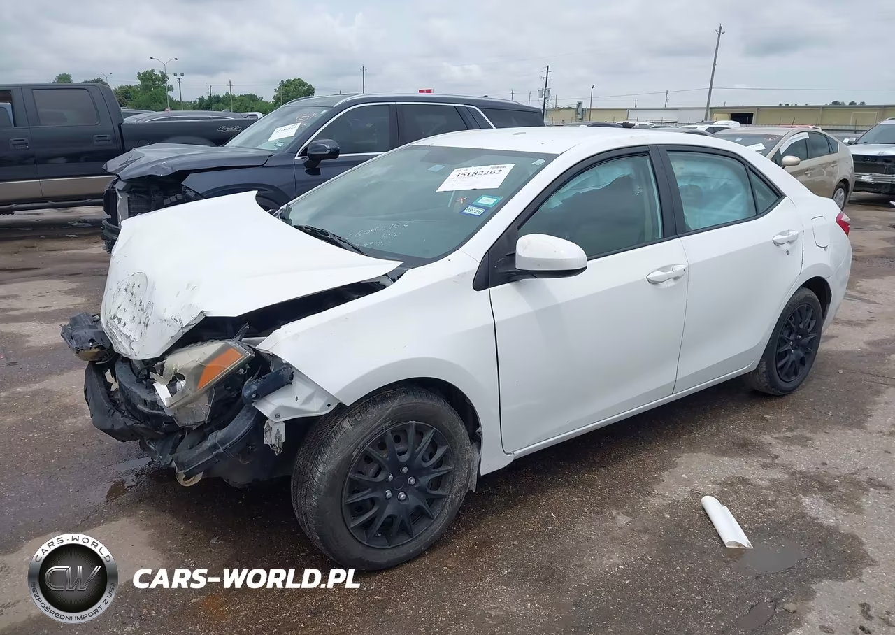 2016 Toyota Corolla Le VIN:5YFBURHE5GP566205 - 2