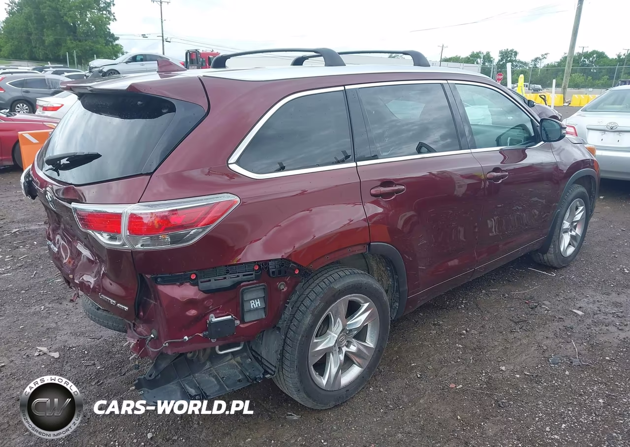 2015 Toyota Highlander Limited V6 VIN:5TDDKRFH4FS083581 - 4