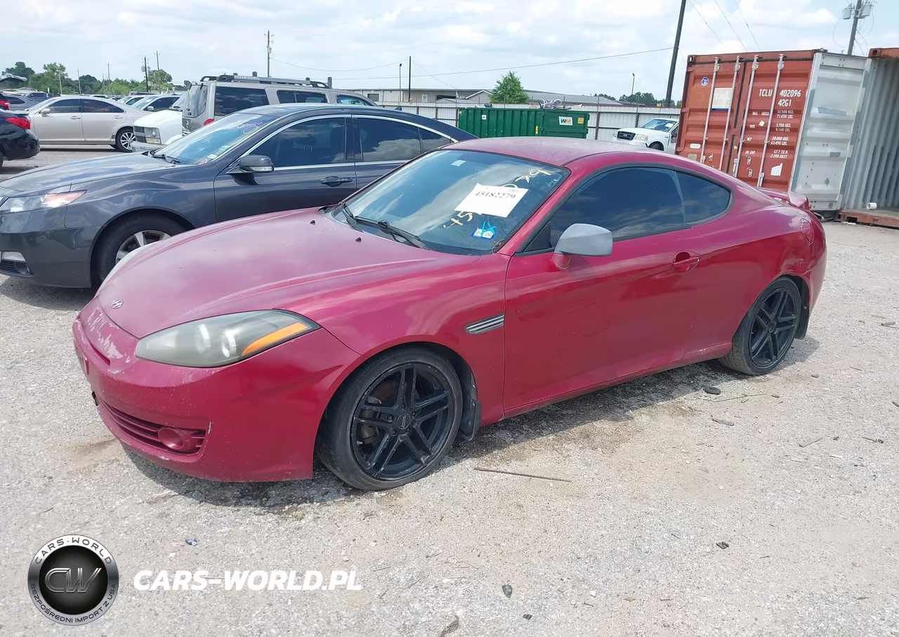 2008 Hyundai Tiburon Gs VIN:KMHHM66D48U282910 - 2