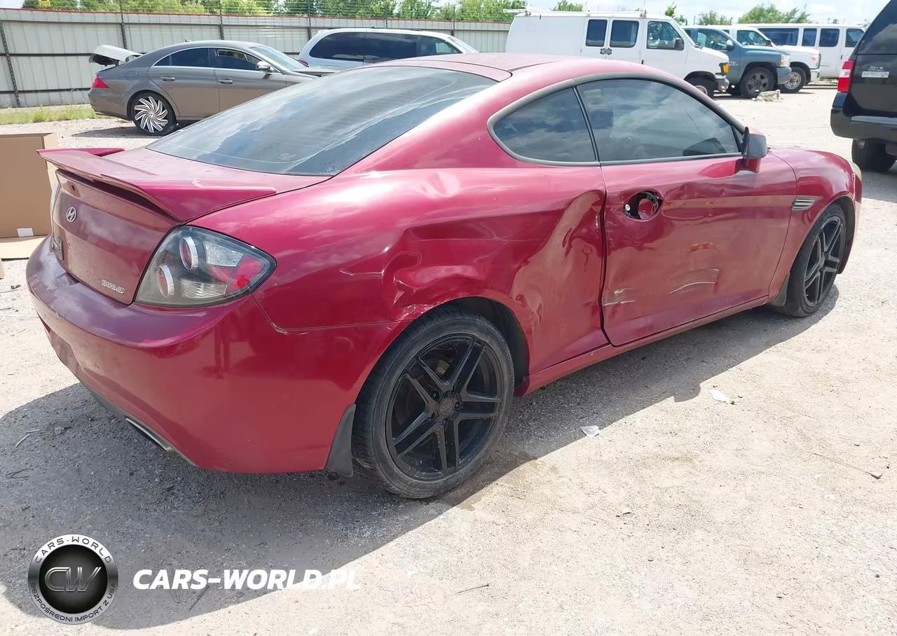 2008 Hyundai Tiburon Gs VIN:KMHHM66D48U282910 - 4