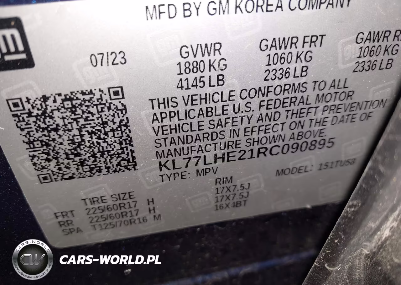 2024 Chevrolet Trax Fwd Lt VIN:KL77LHE21RC090895 - 9