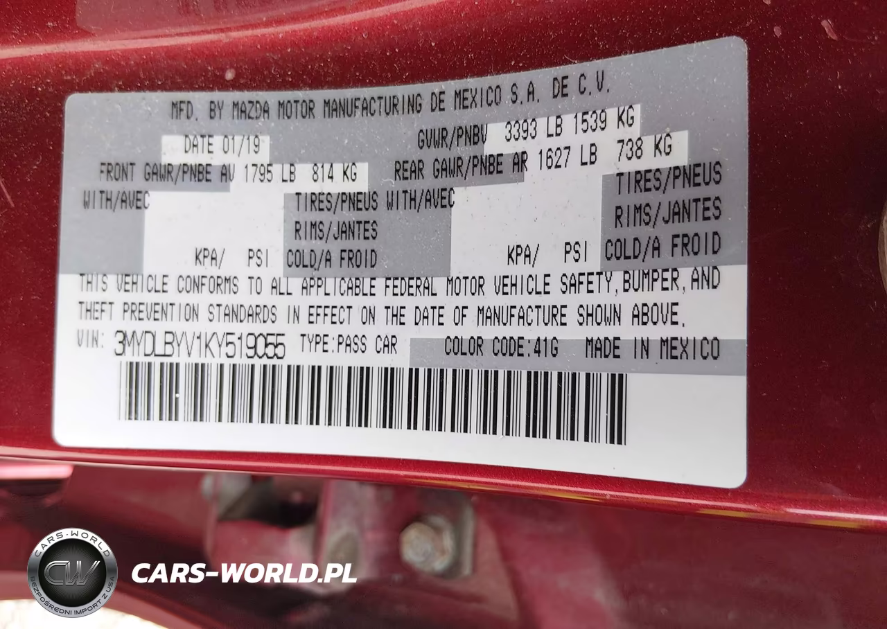 2019 Toyota Yaris Le VIN:3MYDLBYV1KY519055 - 9