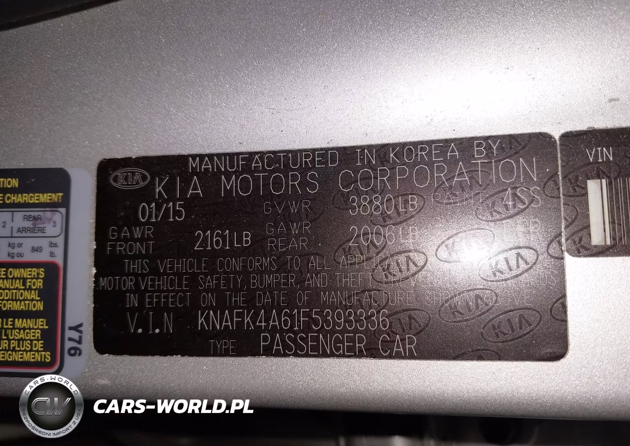 2015 Kia Forte Lx VIN:KNAFK4A61F5393336 - 9