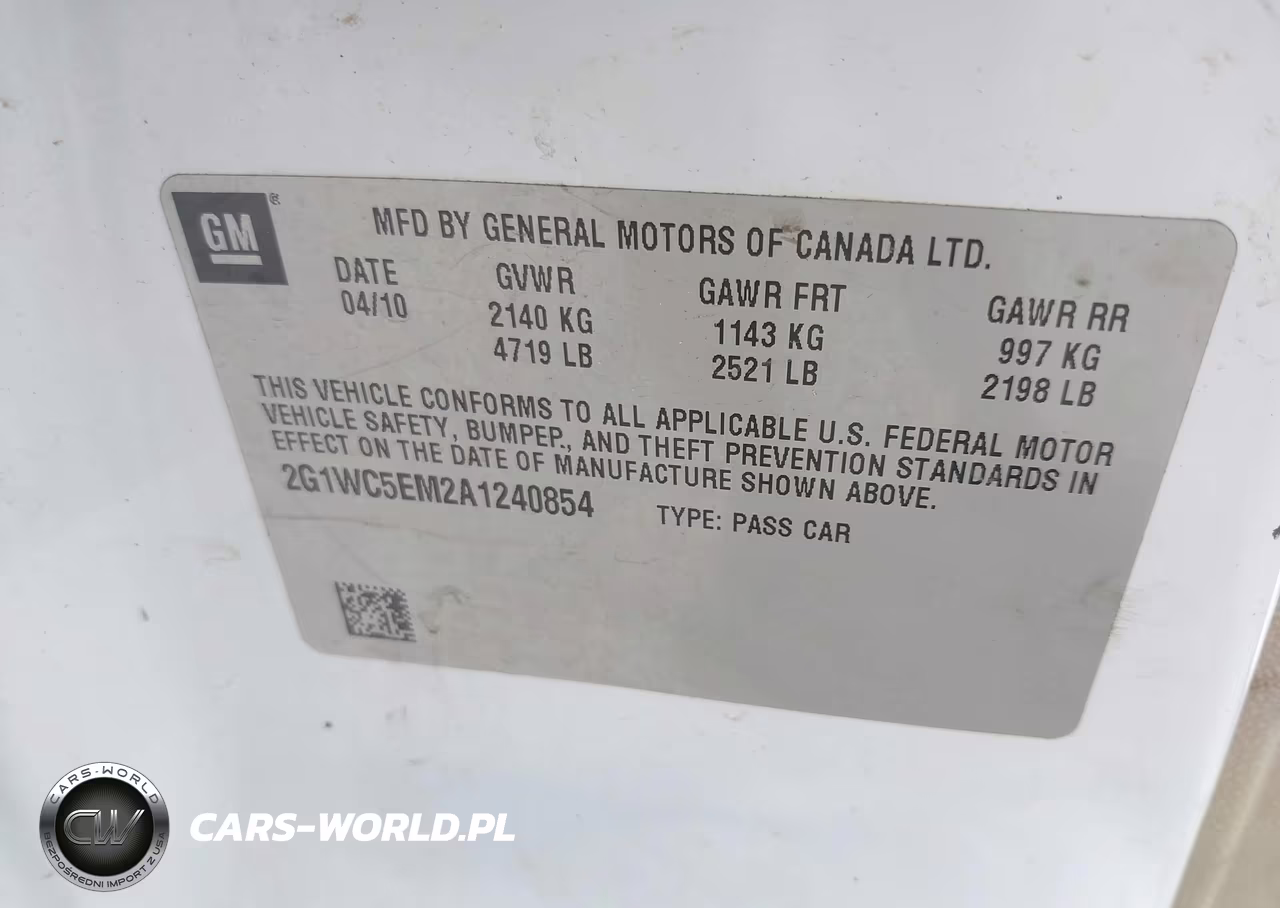 2010 Chevrolet Impala Ltz VIN:2G1WC5EM2A1240854 - 9