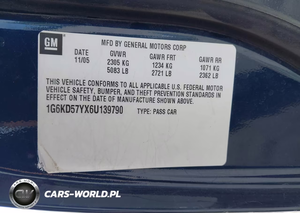 2006 Cadillac Dts Standard VIN:1G6KD57YX6U139790 - 9