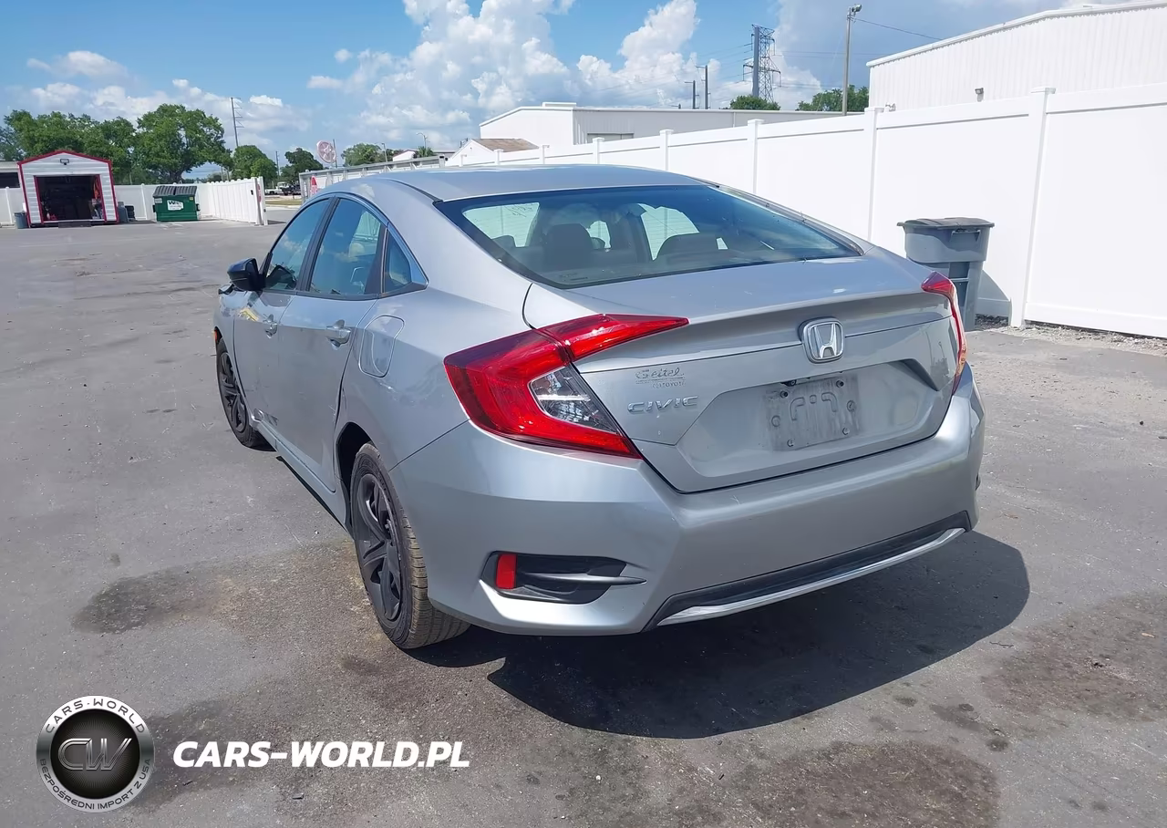 2020 Honda Civic Lx VIN:2HGFC2F64LH508093 - 3