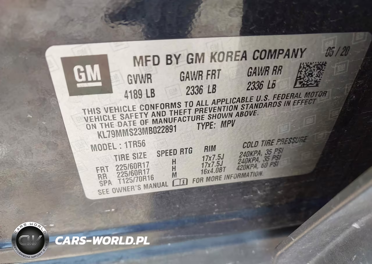 2021 Chevrolet Trailblazer Fwd Ls VIN:KL79MMS23MB022891 - 9