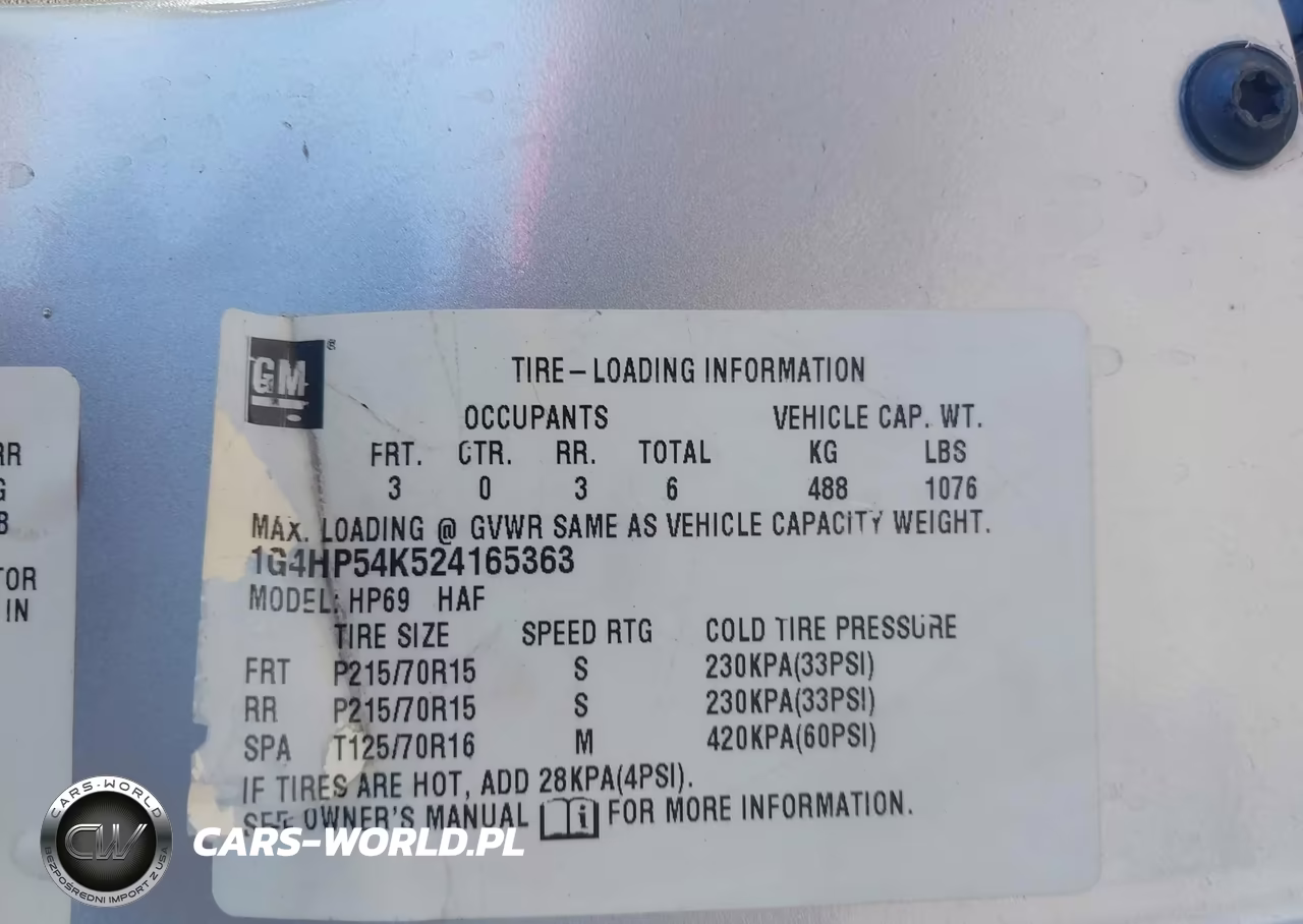 2002 Buick Lesabre Custom VIN:1G4HP54K524165363 - 9