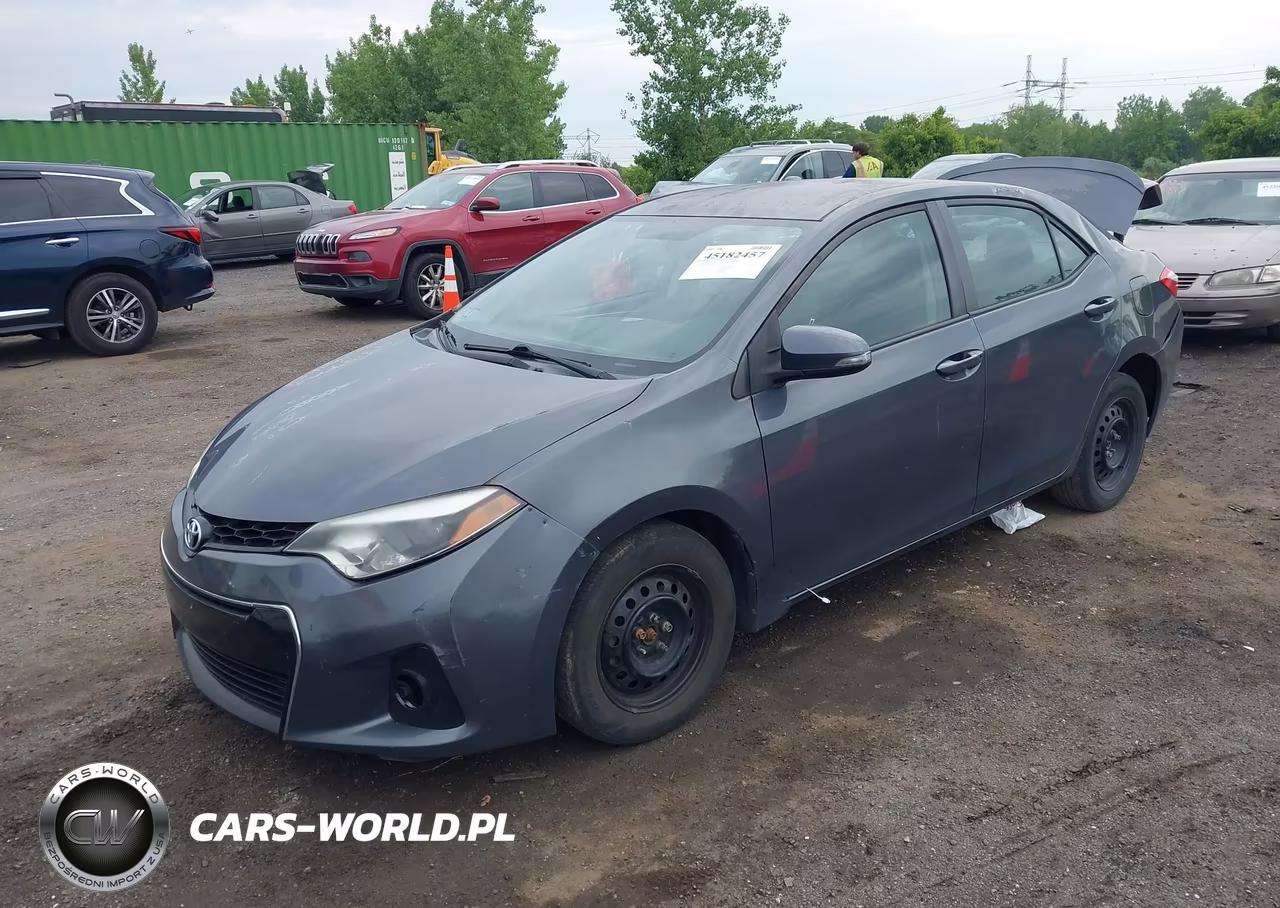 2015 Toyota Corolla S Plus VIN:5YFBURHE5FP332838 - 2