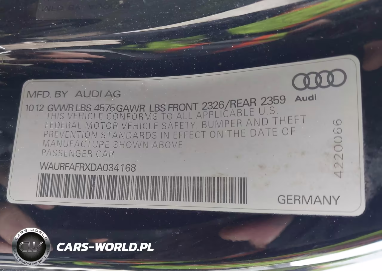 2013 Audi A5 2.0T Premium VIN:WAURFAFRXDA034168 - 9