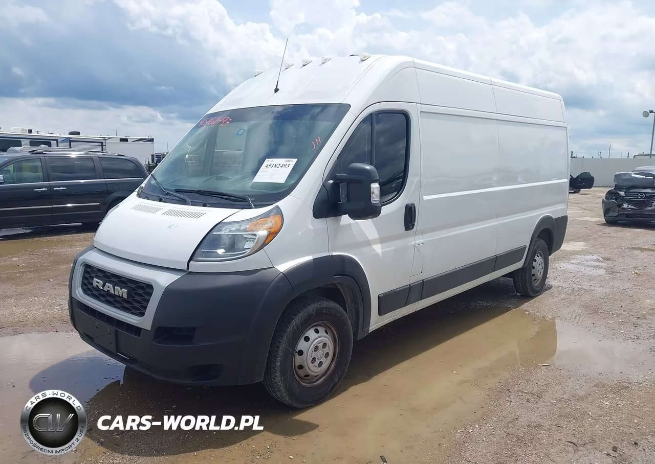 2019 Ram Promaster 2500 High Roof 159 Wb VIN:3C6TRVDGXKE526757 - 2