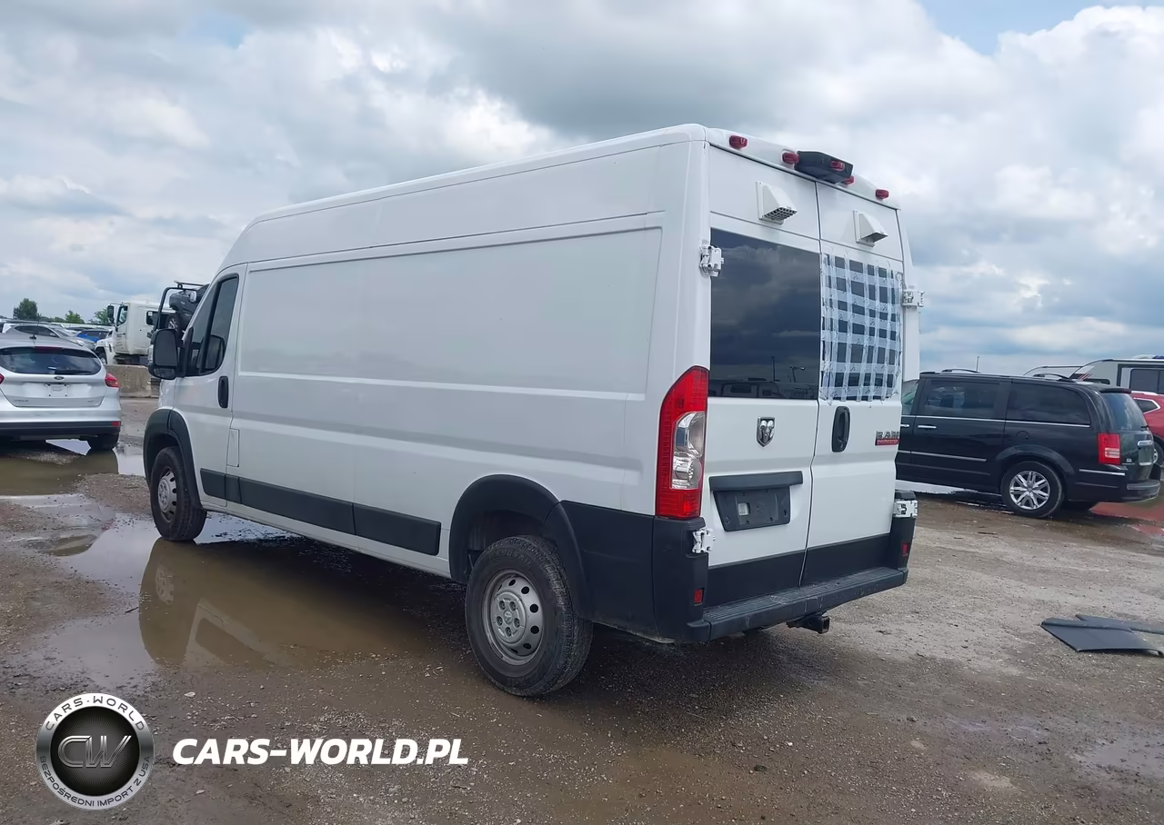 2019 Ram Promaster 2500 High Roof 159 Wb VIN:3C6TRVDGXKE526757 - 3