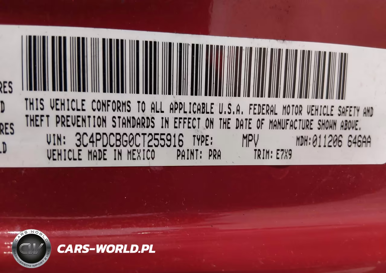 2012 Dodge Journey Sxt VIN:3C4PDCBG0CT255916 - 9