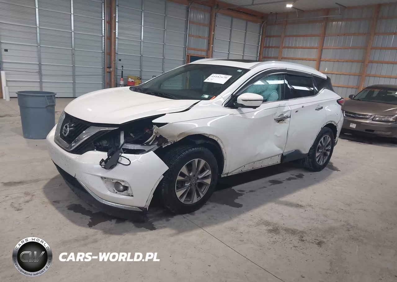 2018 Nissan Murano Sl VIN:5N1AZ2MH8JN179653 - 2