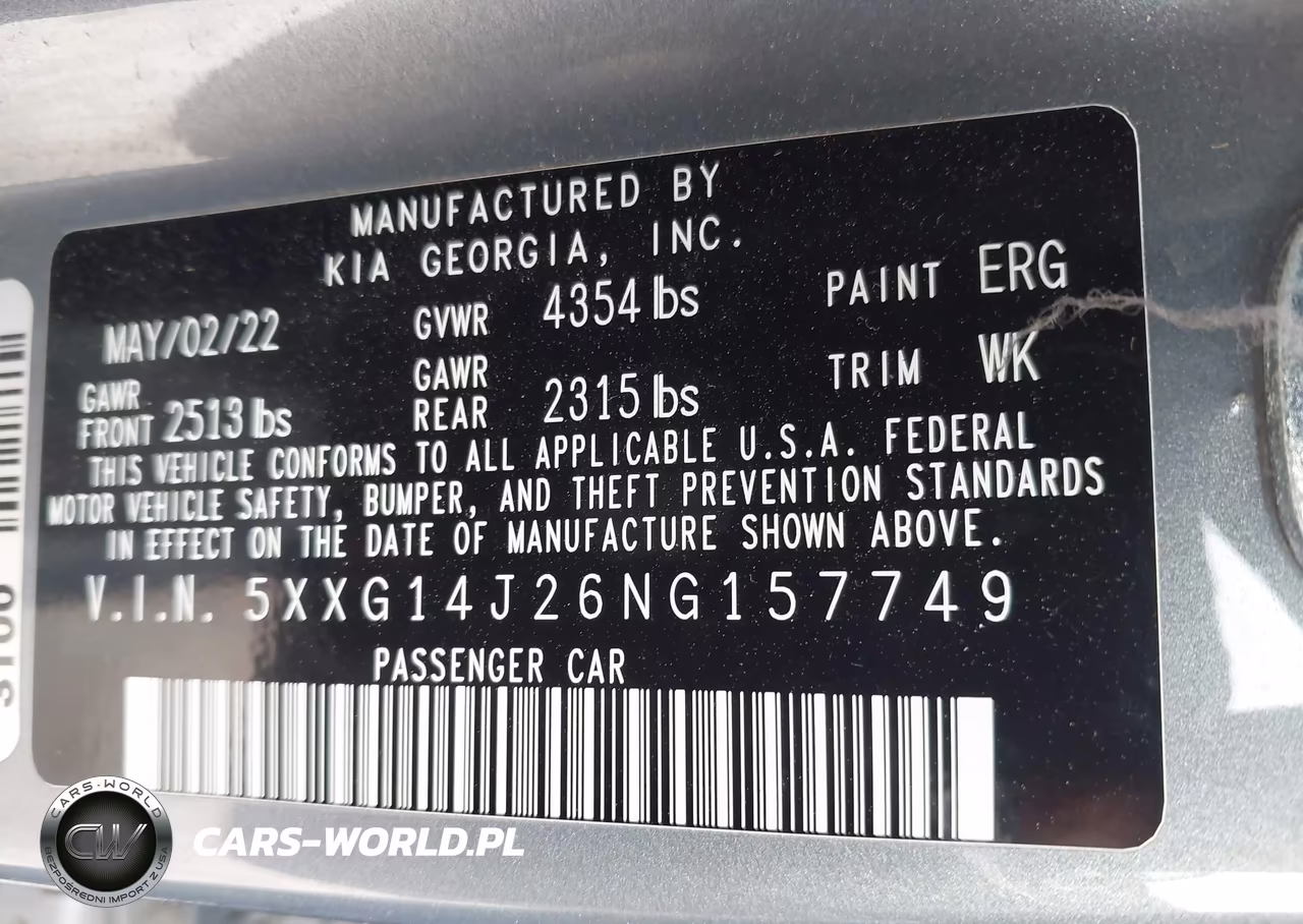 2022 Kia K5 Lxs VIN:5XXG14J26NG157749 - 9