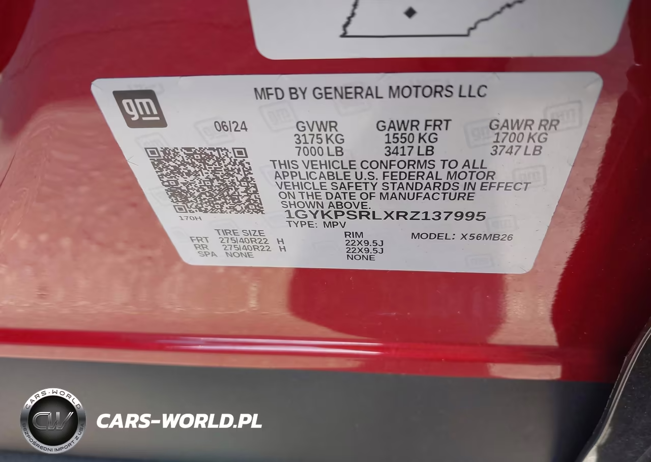 2024 Cadillac Lyriq Luxury W-1Se VIN:1GYKPSRLXRZ137995 - 9