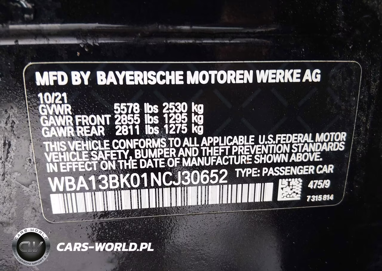 2022 BMW M550 I xDrive VIN:WBA13BK01NCJ30652 - 9