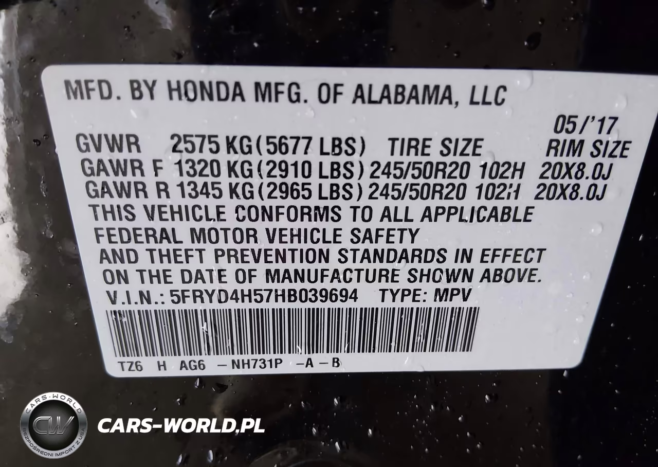 2017 Acura Mdx Technology Package VIN:5FRYD4H57HB039694 - 9