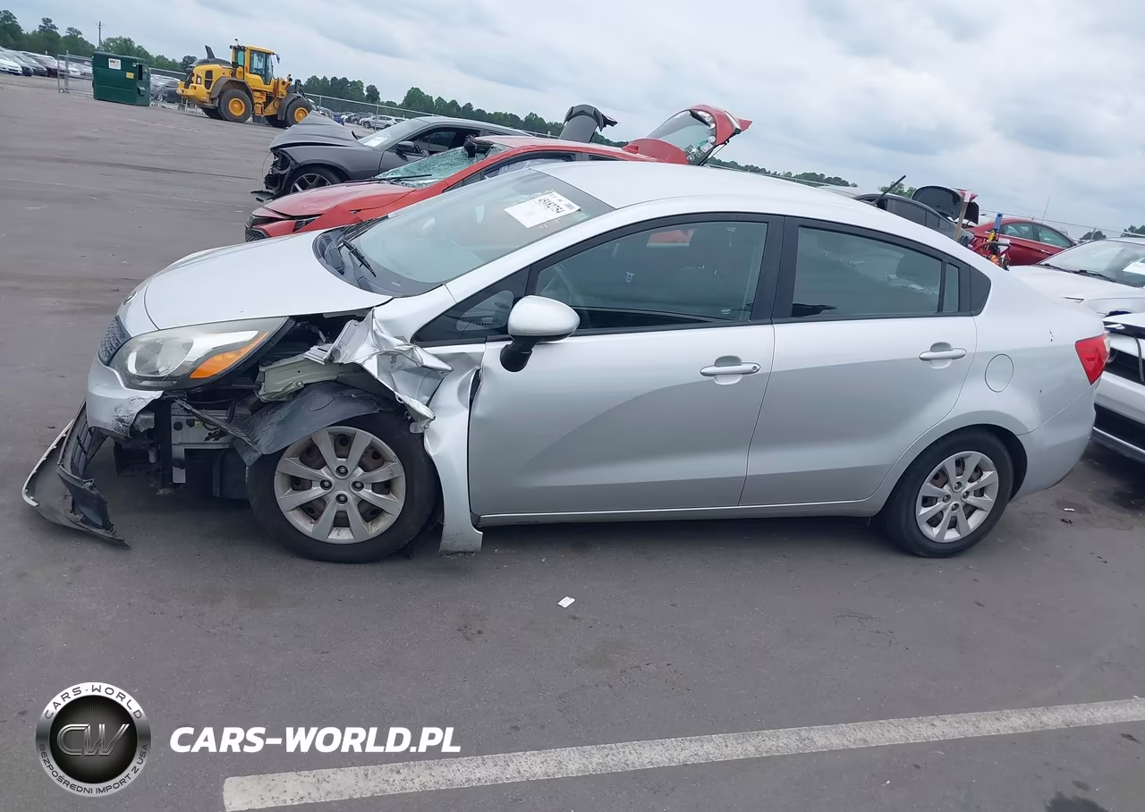 2014 Kia Rio Lx VIN:KNADM4A31E6400964 - 14