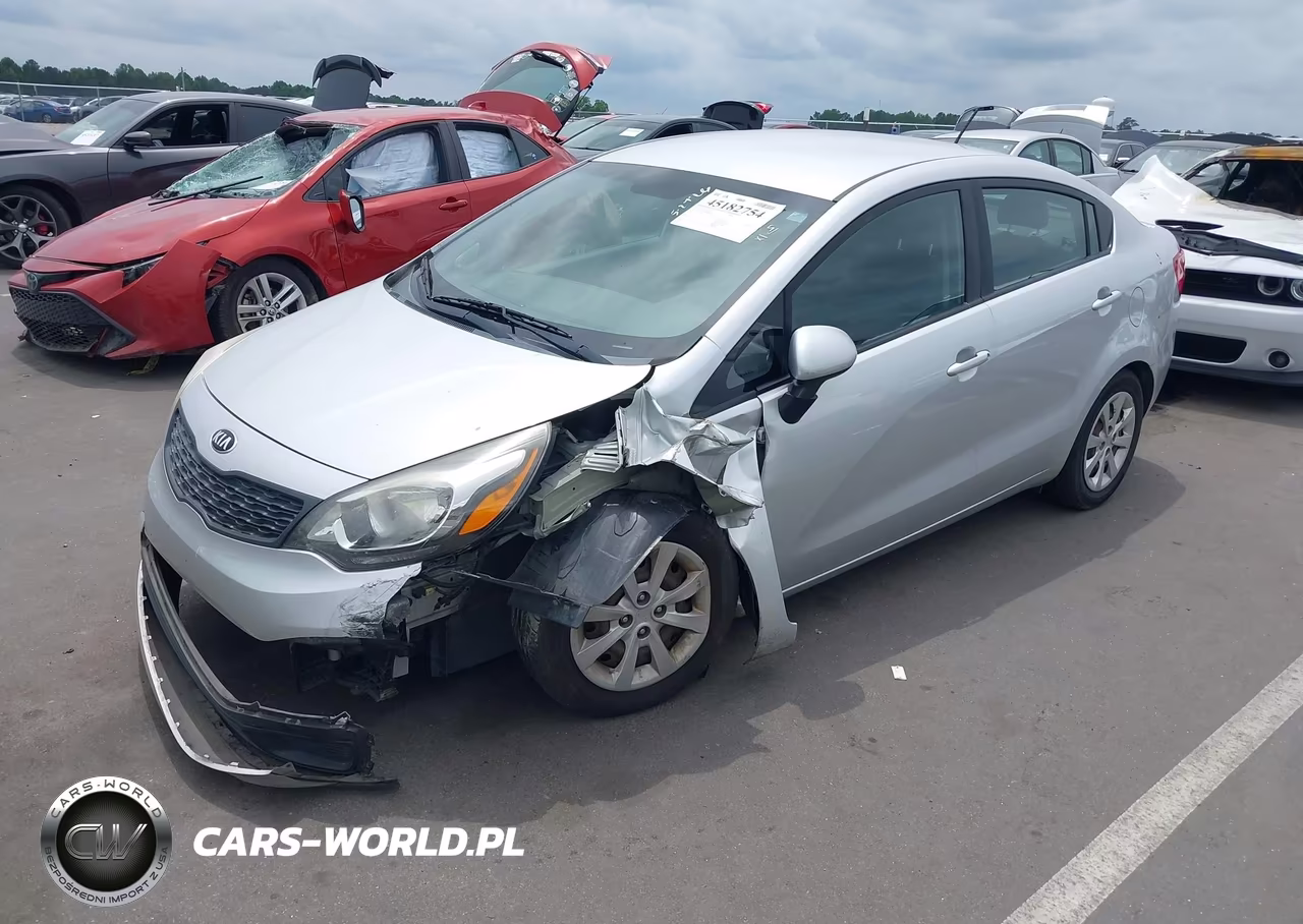2014 Kia Rio Lx VIN:KNADM4A31E6400964 - 2