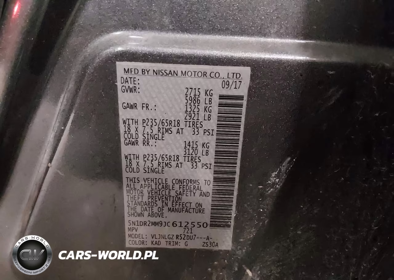 2018 Nissan Pathfinder Sl VIN:5N1DR2MM9JC612550 - 9