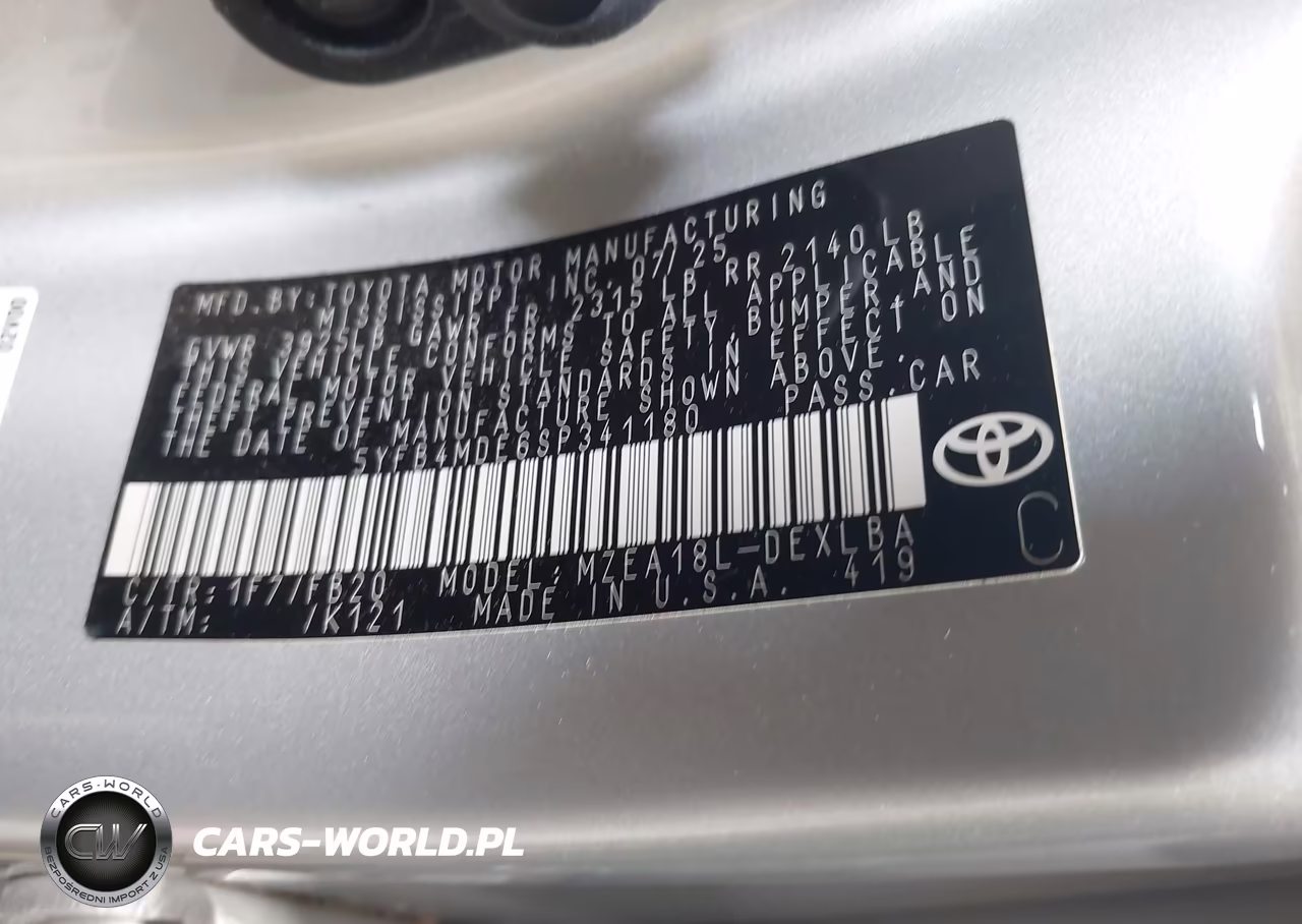 2025 Toyota Corolla Le VIN:5YFB4MDE6SP341180 - 9