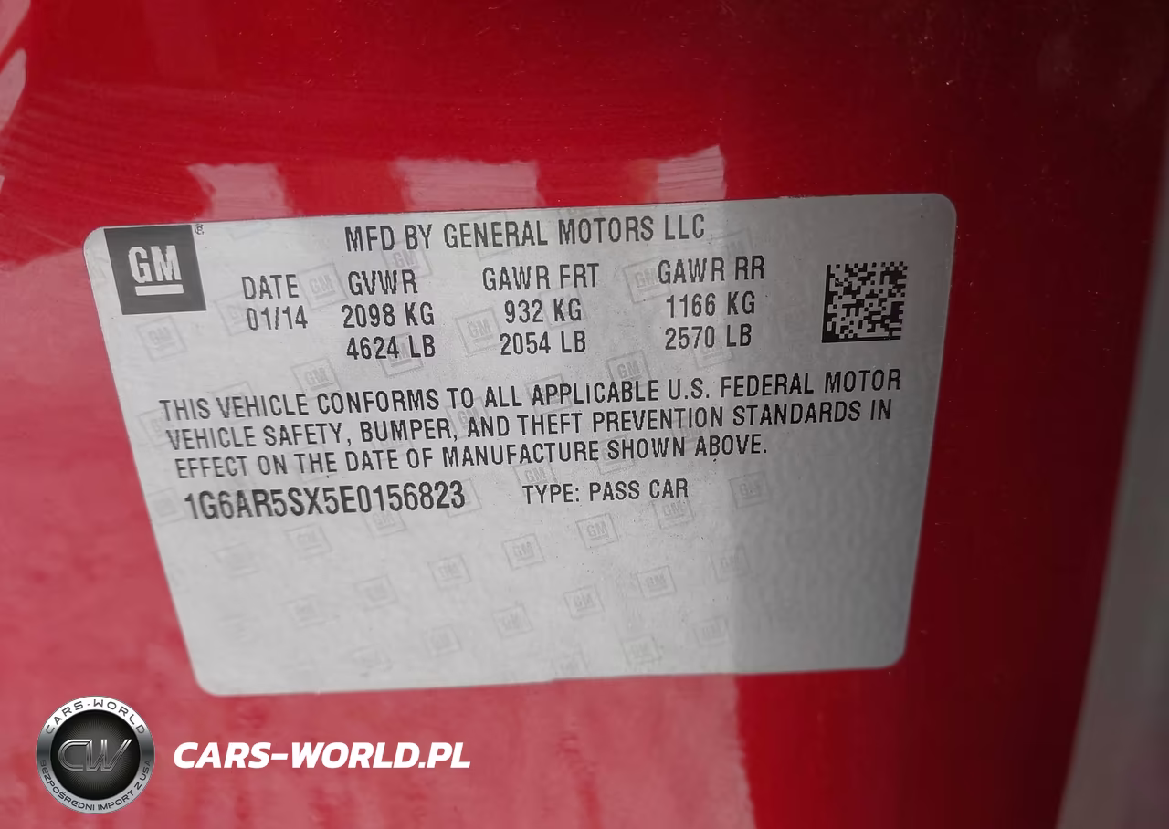 2014 Cadillac Cts Luxury VIN:1G6AR5SX5E0156823 - 9
