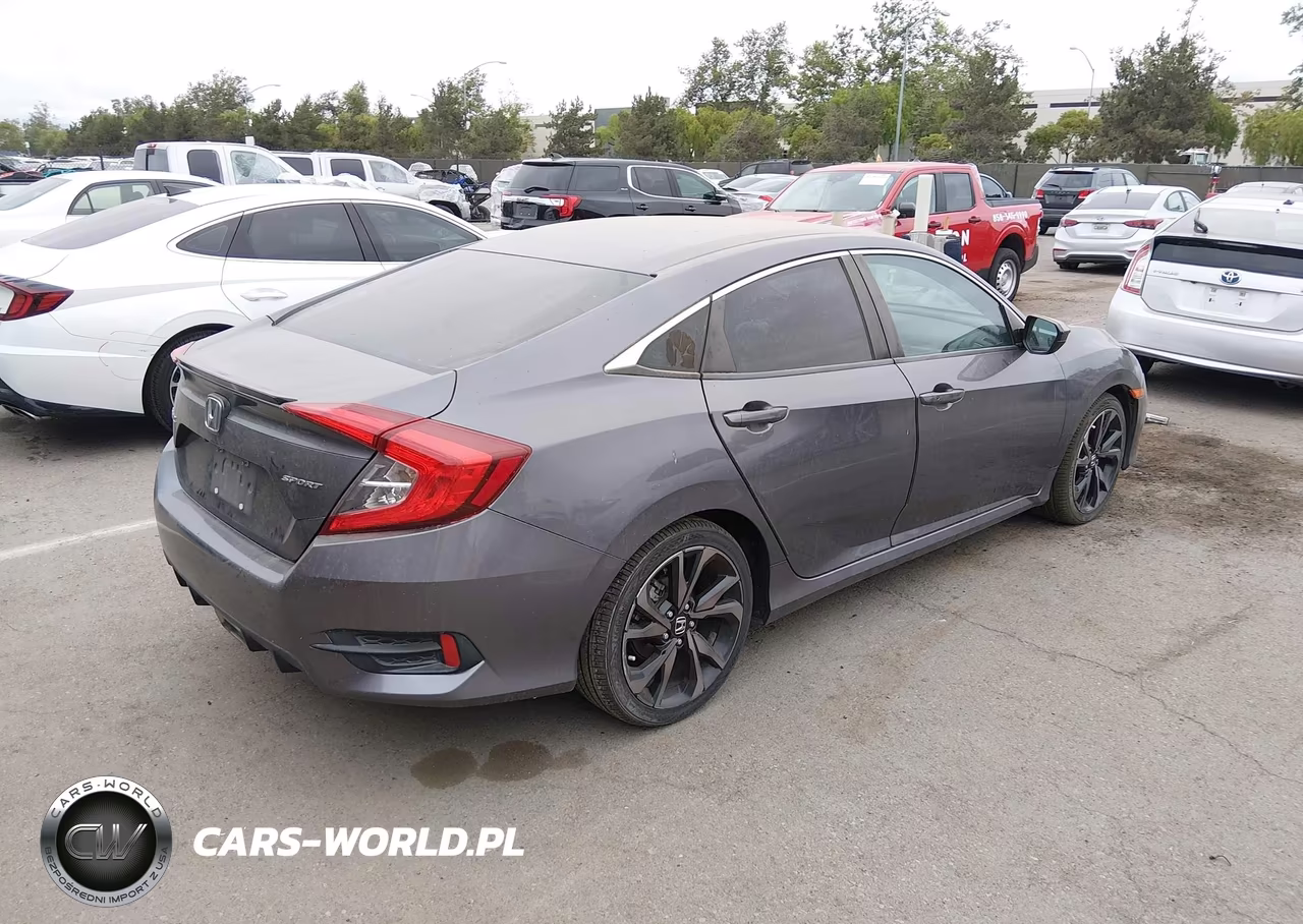 2021 Honda Civic Sport VIN:2HGFC2F81MH538445 - 4