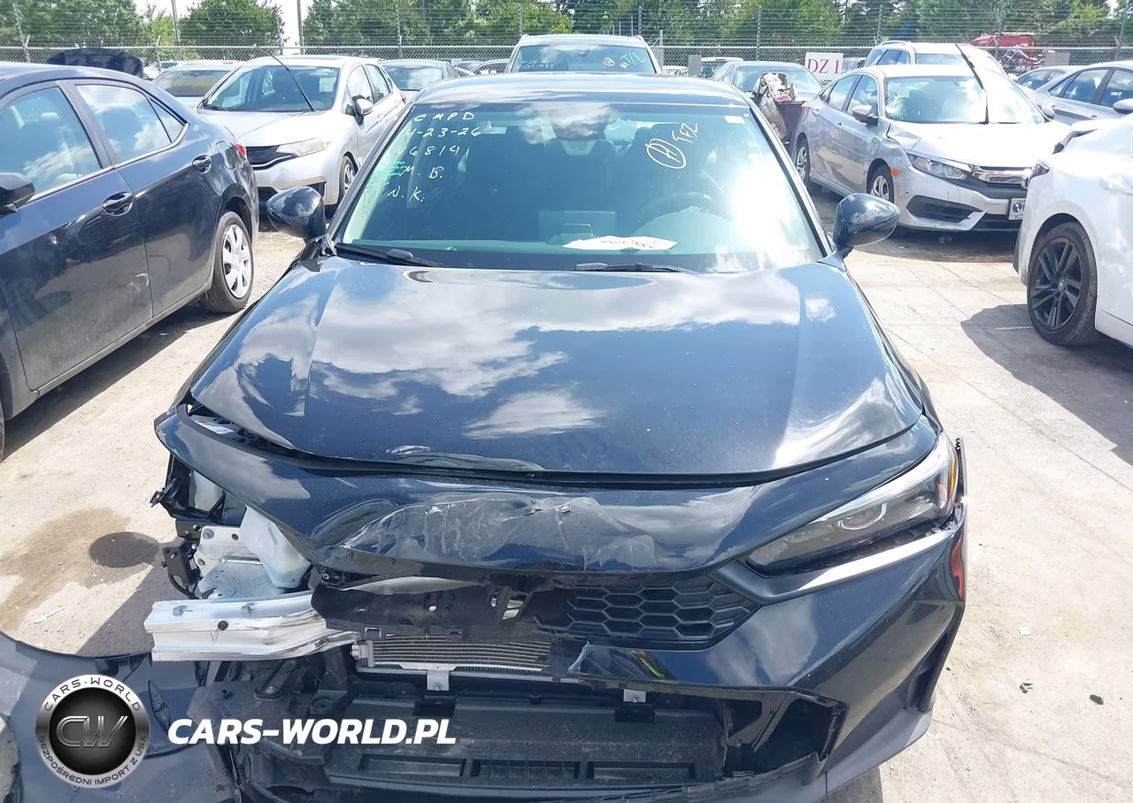 2025 Honda Civic Lx VIN:2HGFE2F26SH596814 - 12