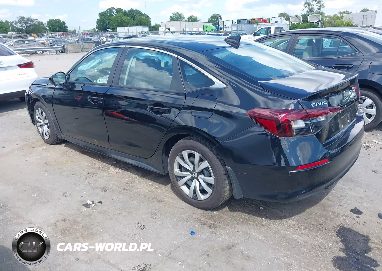 2025 Honda Civic Lx VIN:2HGFE2F26SH596814 - 3