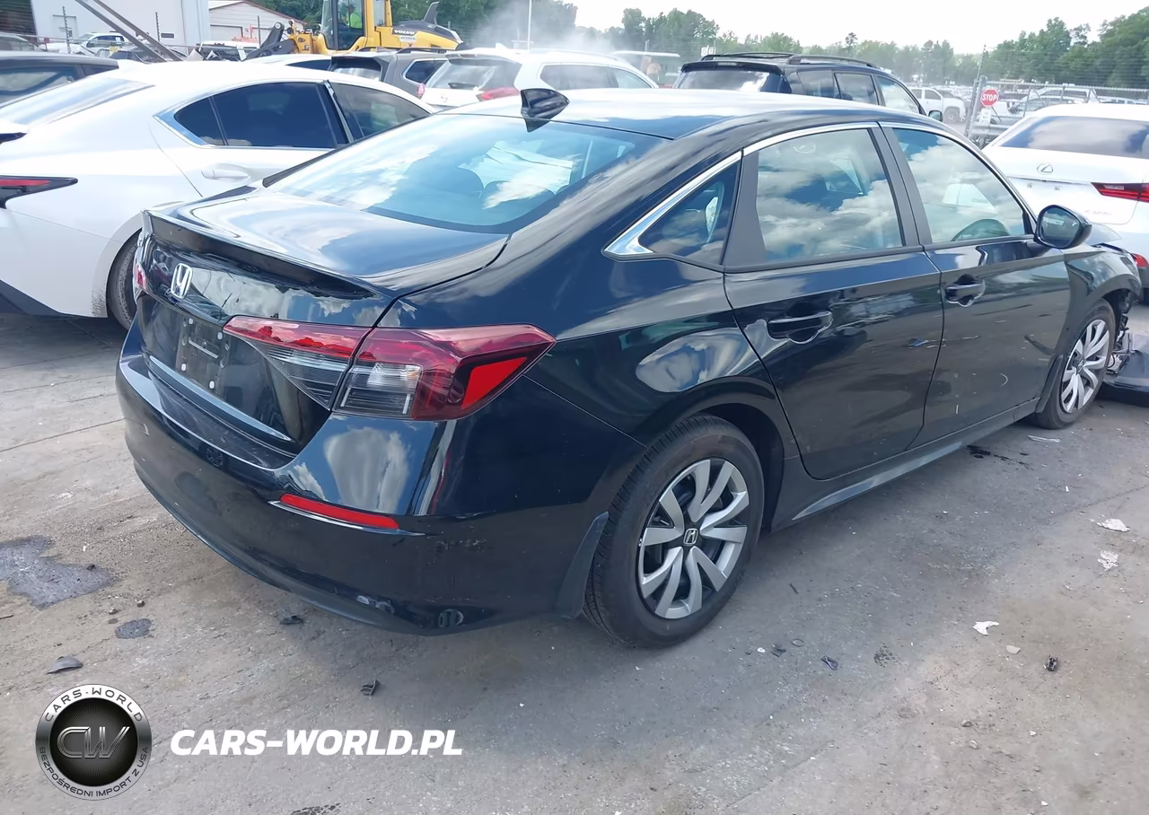 2025 Honda Civic Lx VIN:2HGFE2F26SH596814 - 4