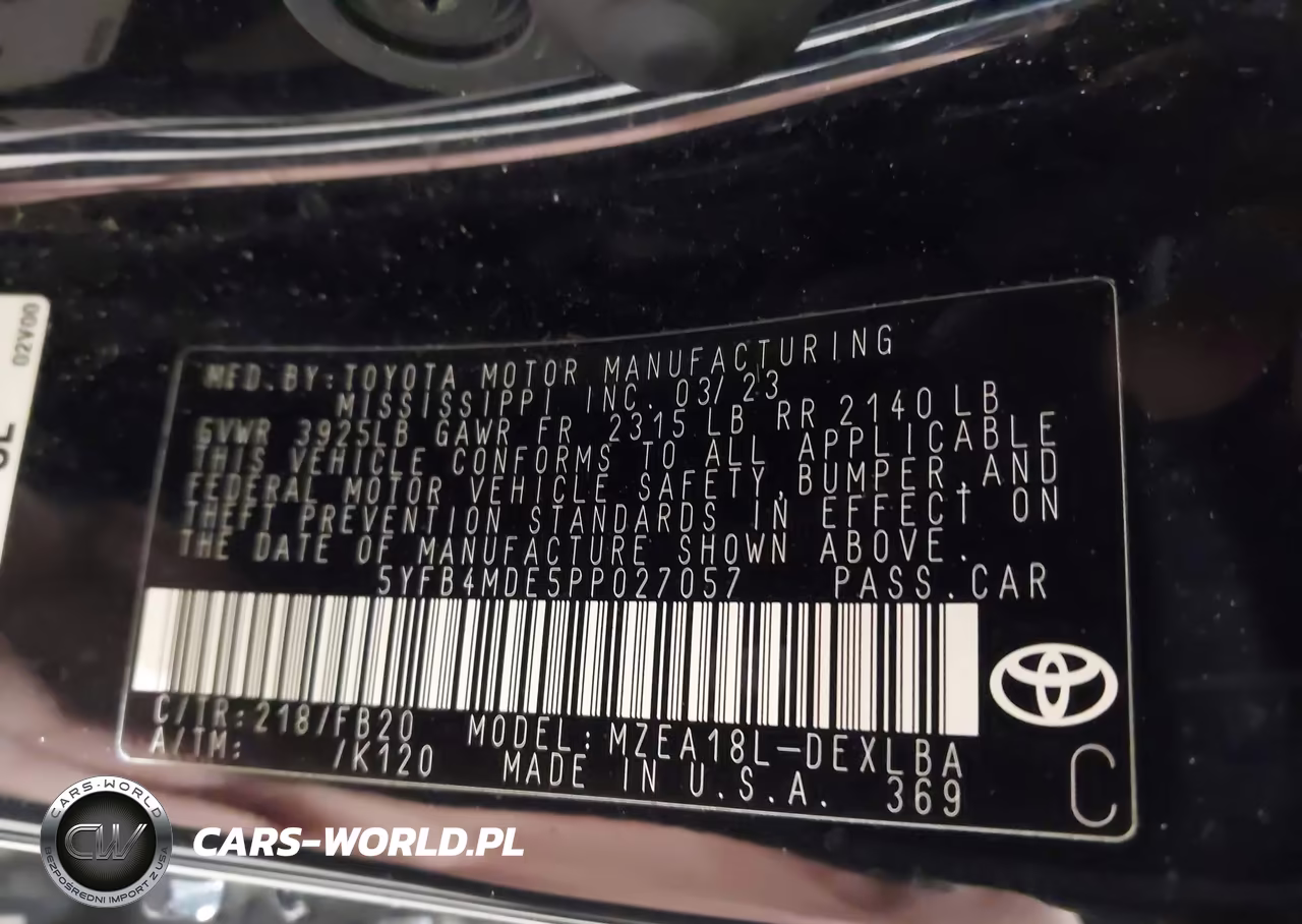 2023 Toyota Corolla Le VIN:5YFB4MDE5PP027057 - 9