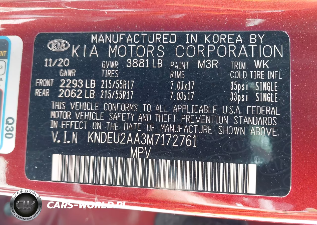 2021 Kia Seltos S VIN:KNDEU2AA3M7172761 - 9