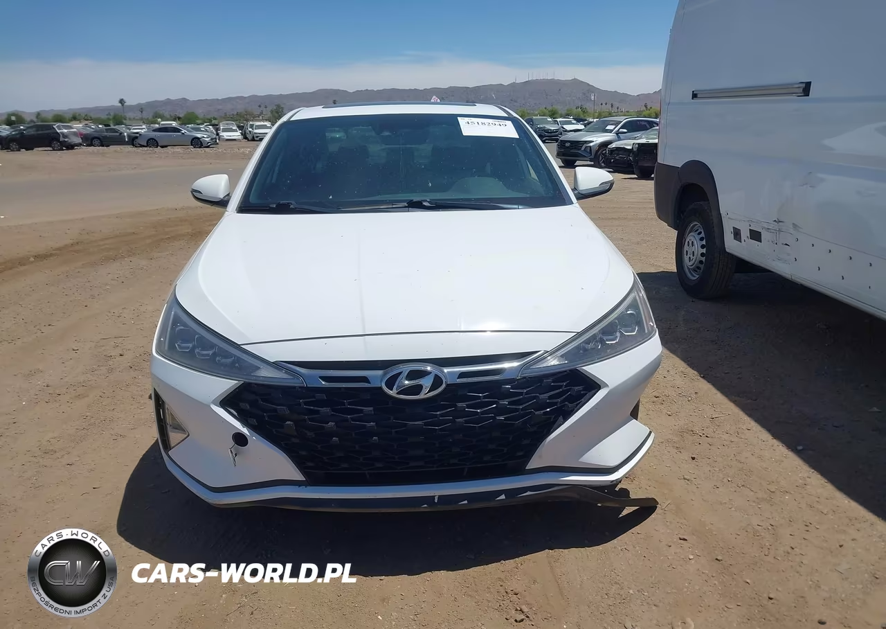 2019 Hyundai Elantra Sport VIN:KMHD04LB3KU860777 - 12