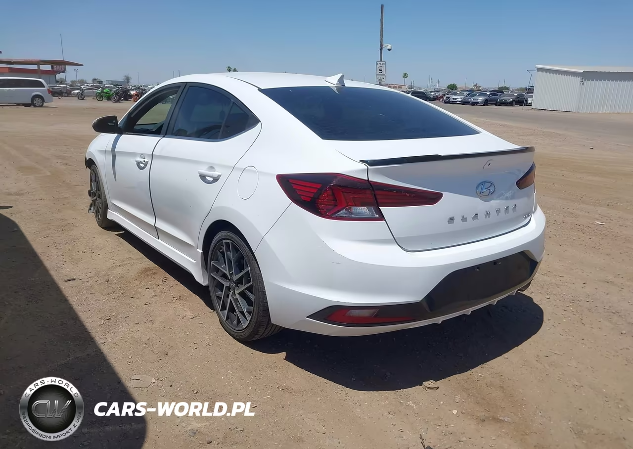 2019 Hyundai Elantra Sport VIN:KMHD04LB3KU860777 - 3