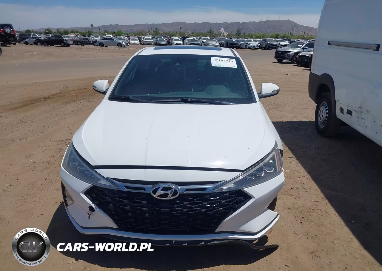 2019 Hyundai Elantra Sport VIN:KMHD04LB3KU860777 - 6
