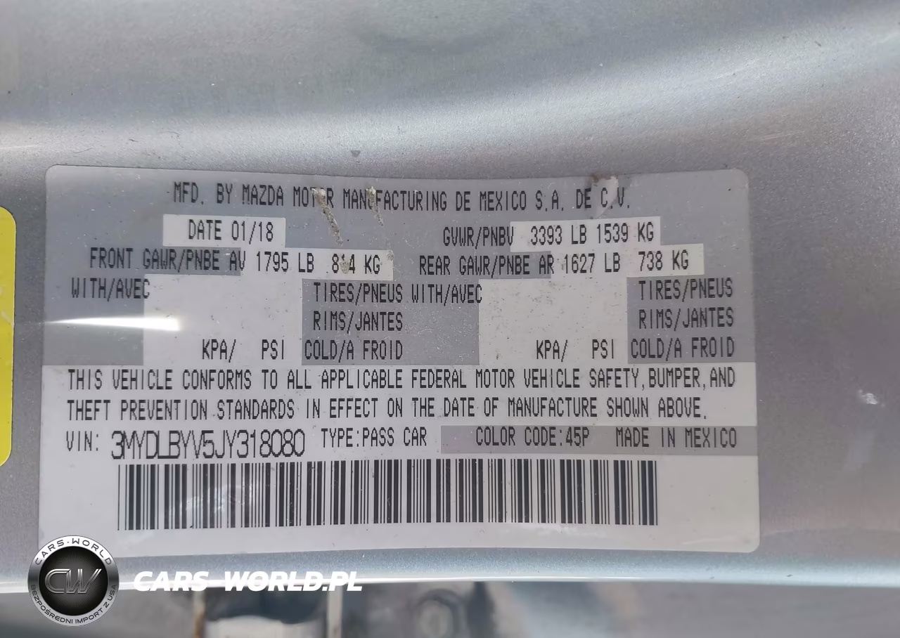 2018 Toyota Yaris Ia VIN:3MYDLBYV5JY318080 - 9