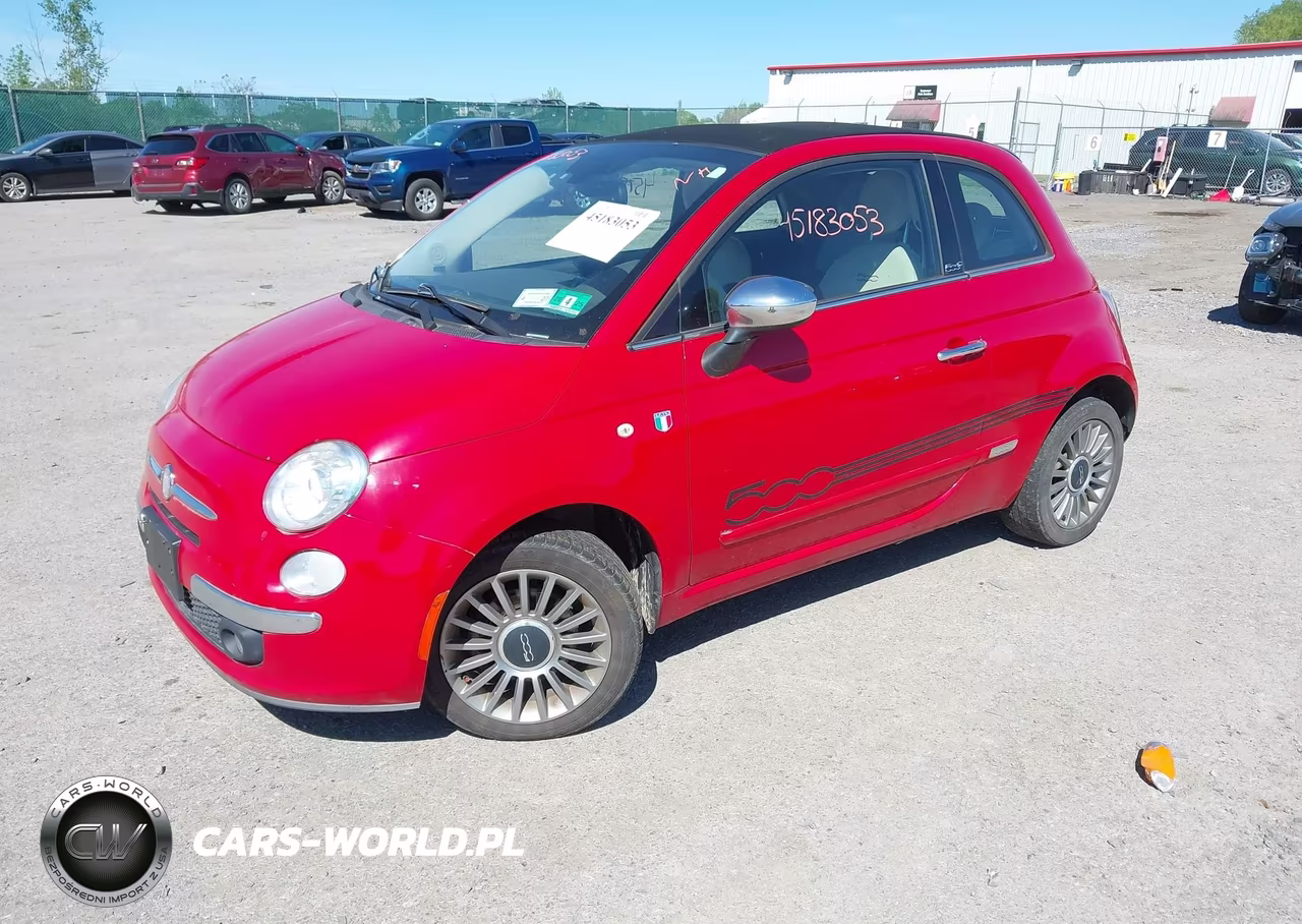 2012 Fiat 500C Lounge VIN:3C3CFFER2CT229314 - 2