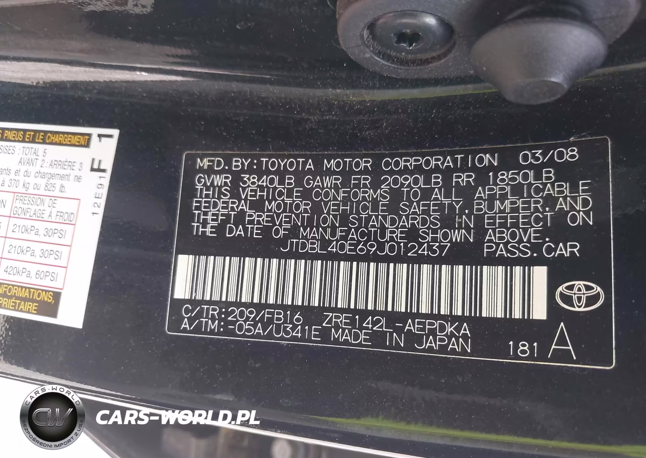 2009 Toyota Corolla Le VIN:JTDBL40E69J012437 - 9