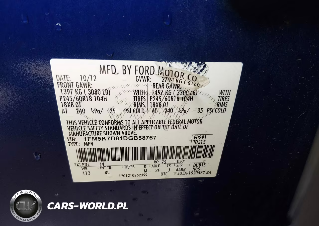 2013 Ford Explorer Xlt VIN:1FM5K7D81DGB58767 - 9