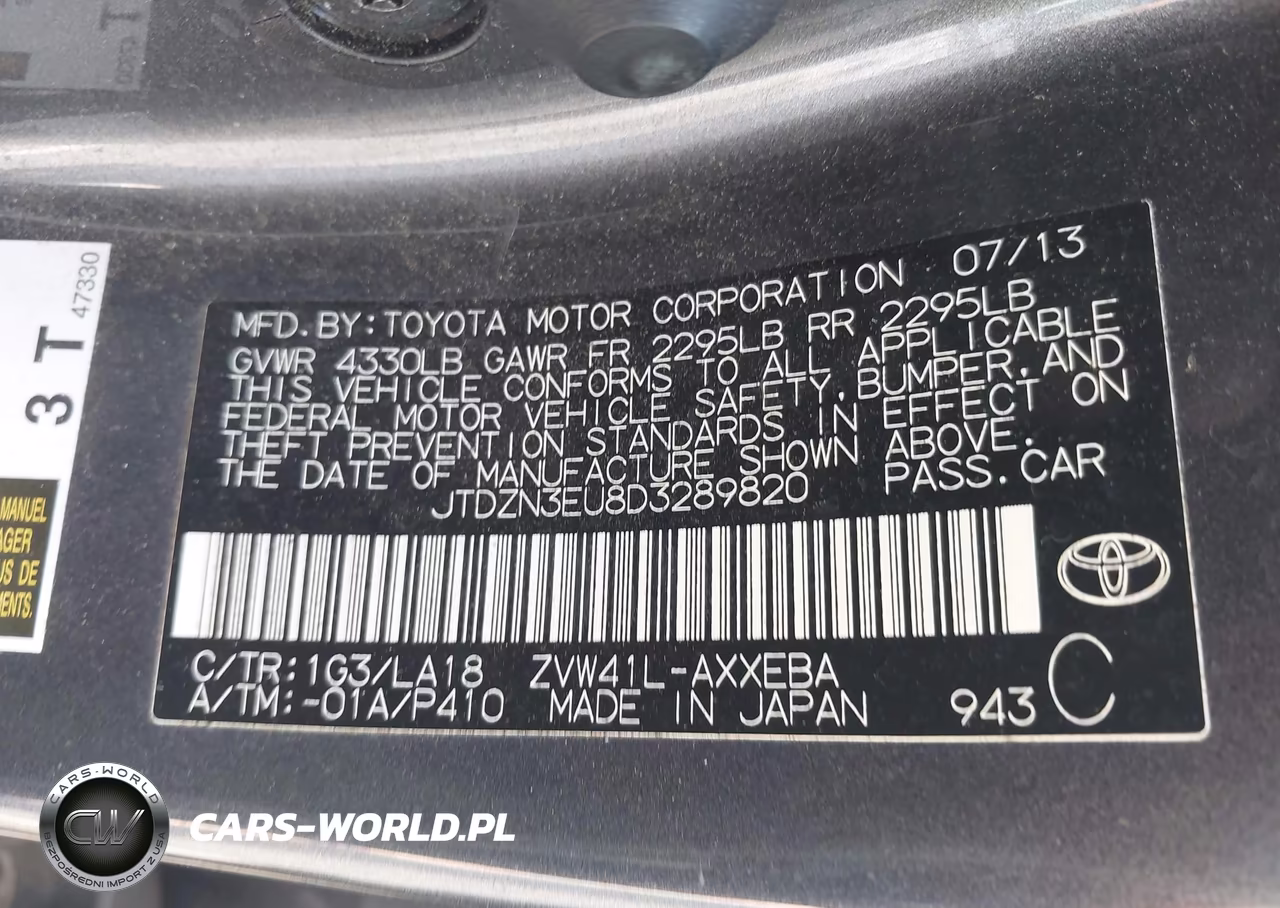 2013 Toyota Prius V Five VIN:JTDZN3EU8D3289820 - 9