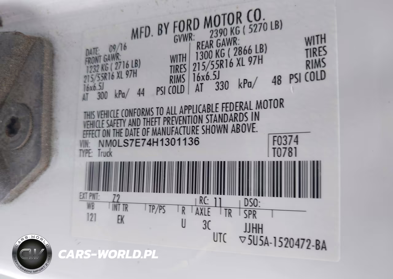 2017 Ford Transit Connect Xl VIN:NM0LS7E74H1301136 - 9