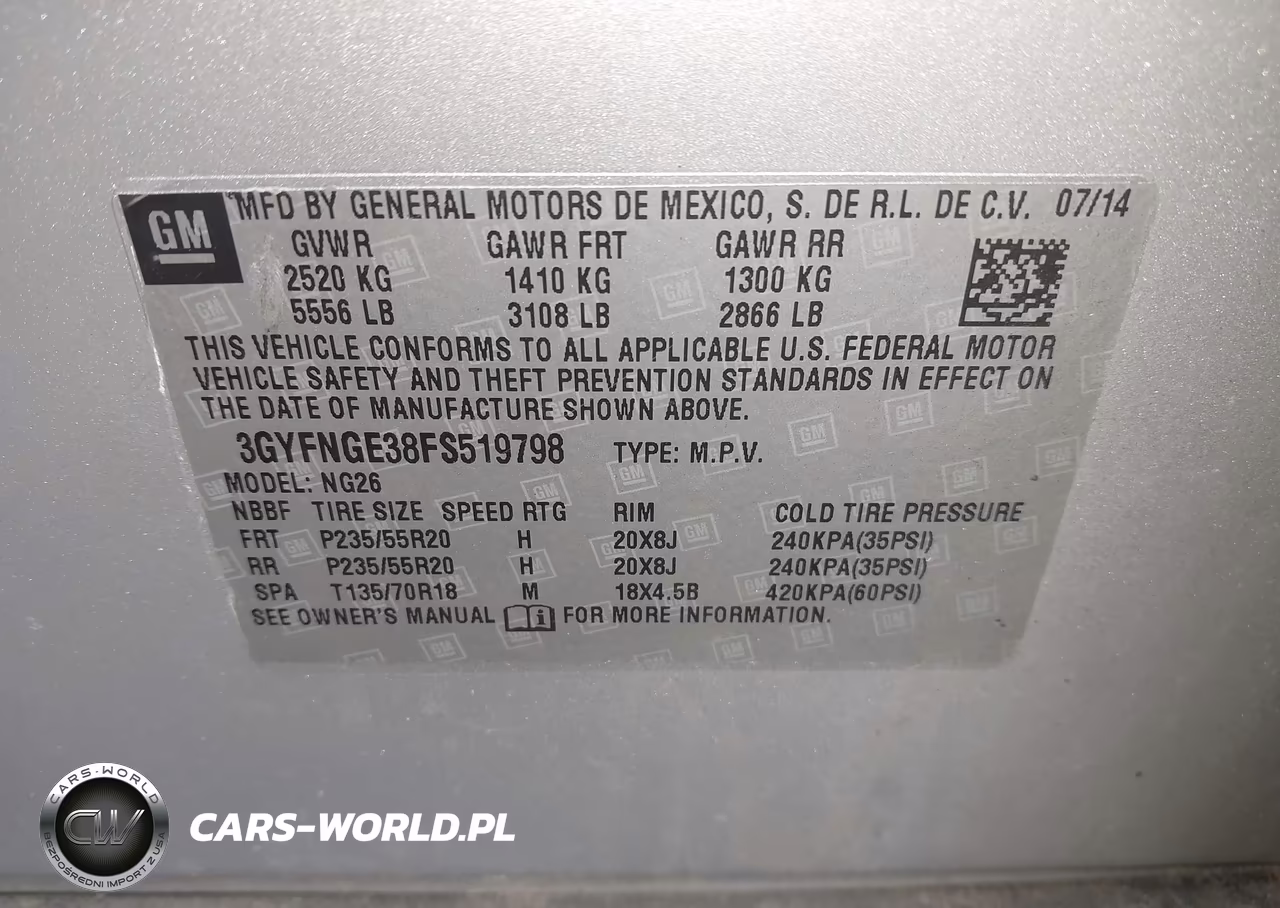 2015 Cadillac Srx Premium Collection VIN:3GYFNGE38FS519798 - 9