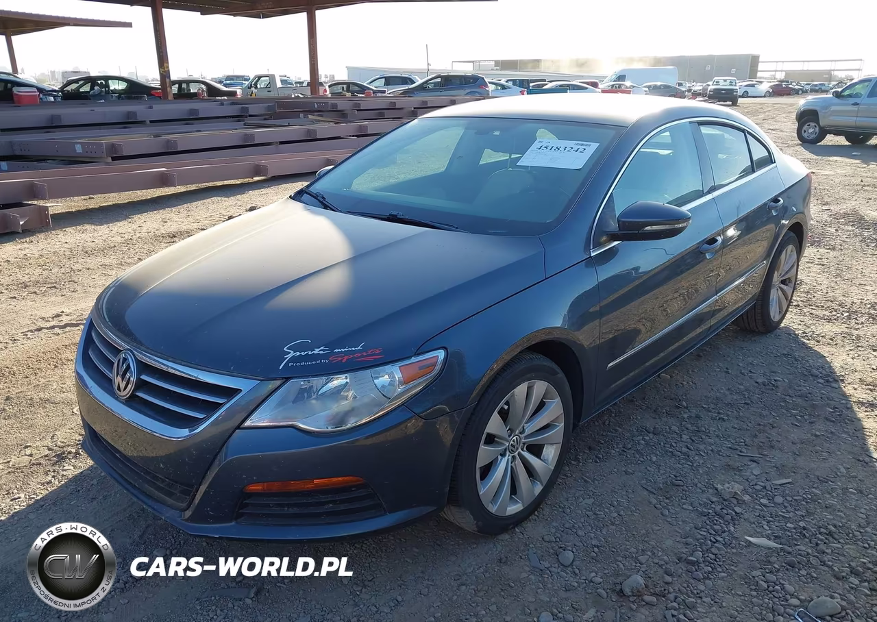 2012 Volkswagen Cc Sport VIN:WVWMN7AN9CE538046 - 2