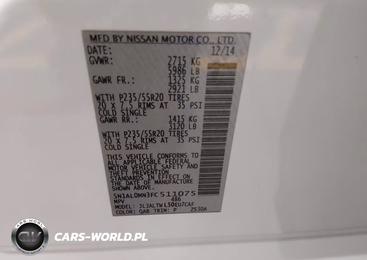 2015 Infiniti Qx60 VIN:5N1AL0MN3FC511075 - 9
